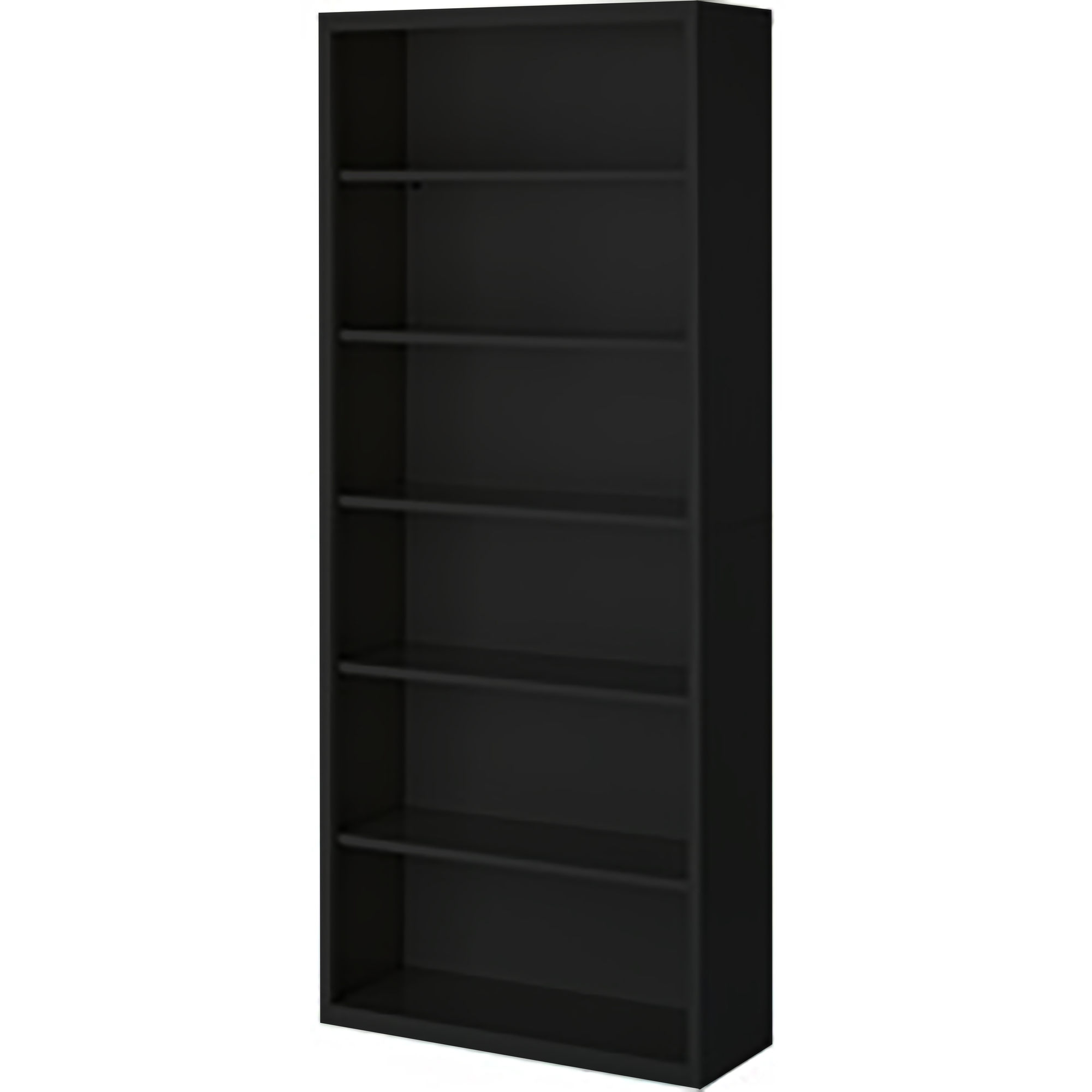 Steel Cabinets USA, 36in.x13in.x84in. Black Bookcase Steel Fully Assembled, Height 84 in, Shelves (qty.) 6, Material Steel, Model# BCA-368413-B